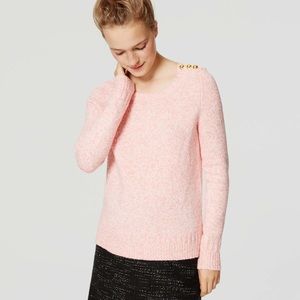 LOFT Shoulder Button Sweater